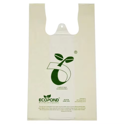 China Factory Direct Custom Logo Eco Friendly Reusable Die Cut Grocery Shopping T-shirt Bag photo-5