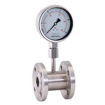 Cylinder diaphragm seal pressure gauge made in China,981 cell type diaphragm seal pressure gauge