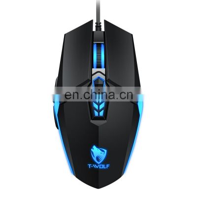 2021 Hot Sale Ergonomic RGB Wired Portable USB Gaming Optical Mouse For Desktop Computer Notebook Laptop