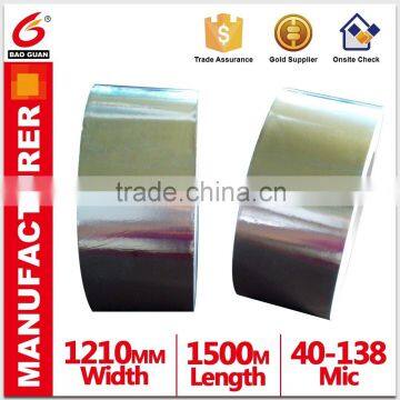 Water Base Acrylic Tape Adhesive Aluminium Foil Tape For Masking