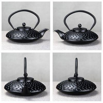 2025 New Arrival Tea Warmer Teapots Wholesale Tea Kettle Cast Iron Enamel Teapot photo-2