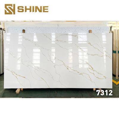 Modern Design Sintered Stone Kitchen Countertop Polished Artificial Quartz Natural Marble Rock Slab Widely Used