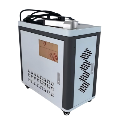 300W JPT pulsed fiber laser cleaning machine car parts moulds cleaning