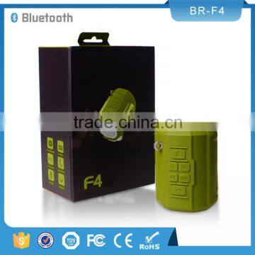 High quality waterproof mini portable FM radio ld light outdoor speaker with wireless mic