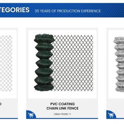 Heavy Duty Chain Link Fence Galvanized Steel Security Fence for Construction Site, Sports Field, and Residential Property photo-4