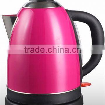 1.7L 2000W Color Coating Electric Kettle with Boil dry protection & 360 rotation cordless