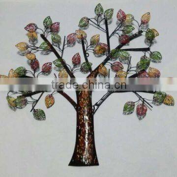 2015 Hot Metal Crafts Hanging Decoration wall painting Home Decor wrought iro Tree