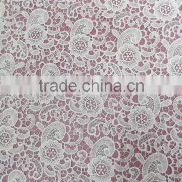 Lace With Flower Fabric Embroidery Milk Silk Full Lace for Garment Accessory photo-4