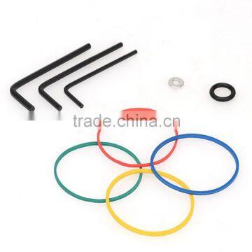 PJB001 Parts Kit Set of Tattoo Machine Rubber Band Shockproof O-ring Grommets Nipples Wrench Spacers Tattoo Kit photo-3