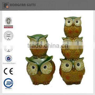 decorative ceramic owl candle holder