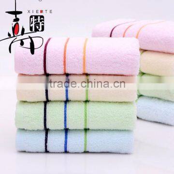 High quality cotton terry towel/strip face towel