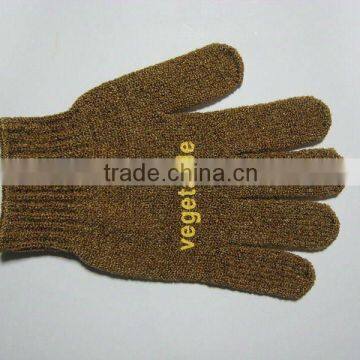 High printed massage scrub bath glove