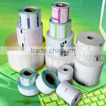 self-adhesive paper sticker