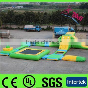 Commercial Inflatable Island on Water / Floating Inflatable Water Island for Kids and Adults photo-4