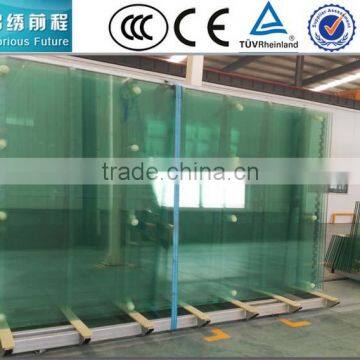 Glorious Future high quality safety laminated glass 6mm with CE and SGP film