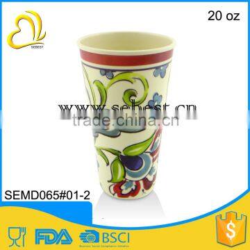 hot sale 2016 new design melamine tumble water cups mugs