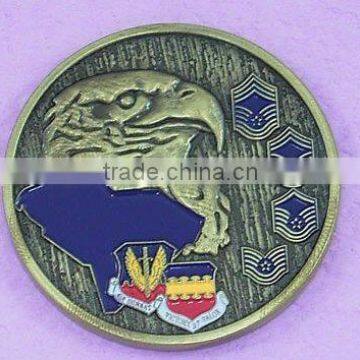 custom souvenir die struck brass coin