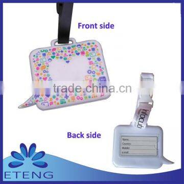 Promotion High quality custom full colors printed plastic travel luuage holder