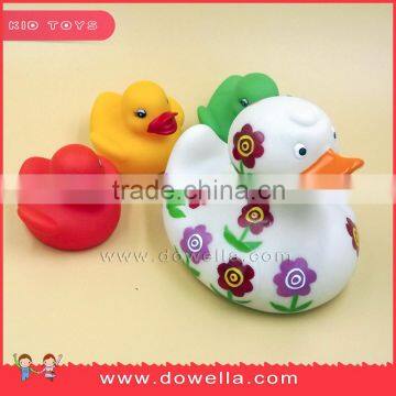 colorful cute rubber bath ducktoy for kid