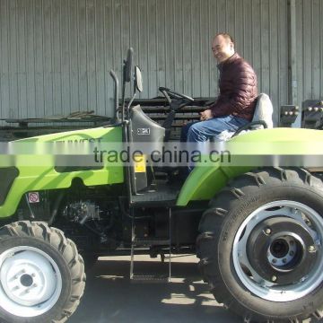 60hp tractor 4wd with cabin and loader