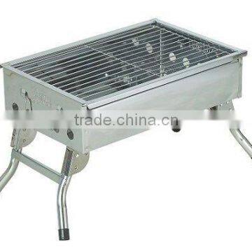 Folding charcoal barbeque grills