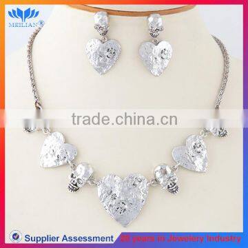 2014 Wholesale New Design Silver Plated Jewelry Set