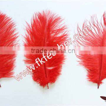 Cheap Ostrich Feathers 15CM -20CM Red Small Ostrich Feather For Wedding And Party Decoration