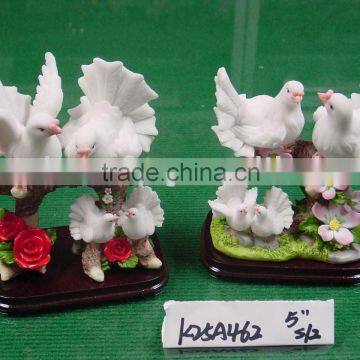 Polyresin dove(gift,home decoration,animals,resinic crafts)