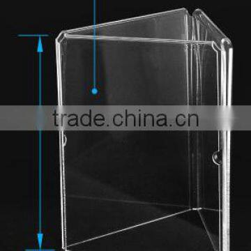 Wholesale Acrylic A5 Three Sides Menu Holder 2016 New Model photo-3