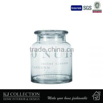 2016 Hot Sale Glass Jar With Decal