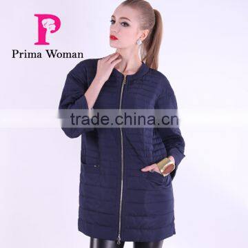 Spring New Product 2016 Medium And Long Women Clothes Round Collar Apparel Quality Choice photo-3