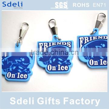 factory direct custom high quality soft pvc rubber keyring/keychain/keytag