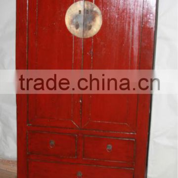 Chinese antique bedroom printing furniture/old cabinet/cheap chest