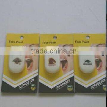 3 Color Football Face Painting 2016 European Cup Quality Choice photo-3