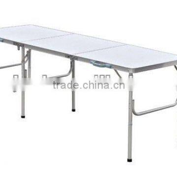 Silver Aluminum MDF Portable Folding Table stall table