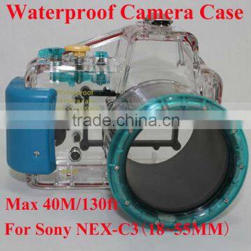 Waterpoof Hard Plastic Camera Case Underwater Case Camera Housing Diving Case For Sony NEX-C3(18~55MM)