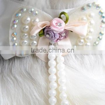 Handmade Pearl Pet Scarf