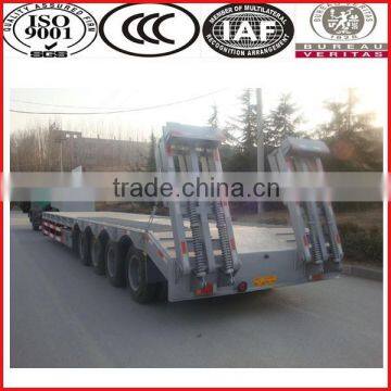China top brand high quality SINOTRUK low bed semi trailer