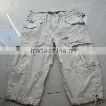 2012 mens casual solid cargo short with many pockets