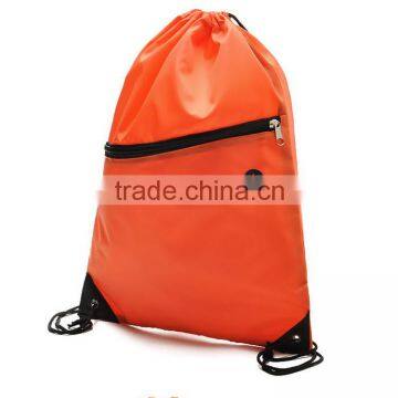 Factory Directly Sell Polyester Drawstring Bag With Headset Hole