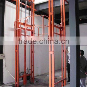 Hot sale 4.5 m car adjustable work platform, warehouse cargo lift, hydraulic cargo lift