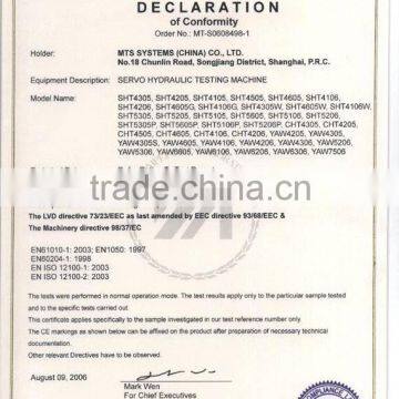 DECLARATION of Conformity