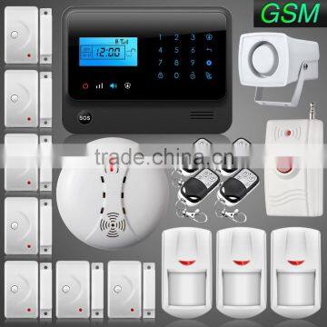 Good Quality RFID App Controlled Intelligent GSM Anti-Theft Home Security Alarm System with Wireless Gas Detector