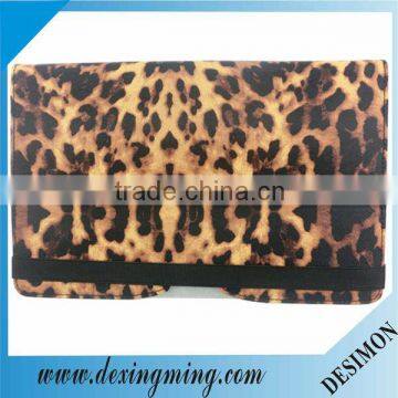 Fashionable leopard PU case for Samsung 500T