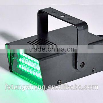 Hot sale green color LED small strobe flash light for stage