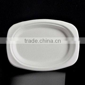 100% Eco-friendly Biodegradable Starch Tableware Pulp Plate Quality Choice photo-4