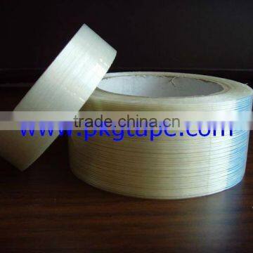 2014 high quality!!! Fiberglass reinforced filament tape for heavy duty packaging