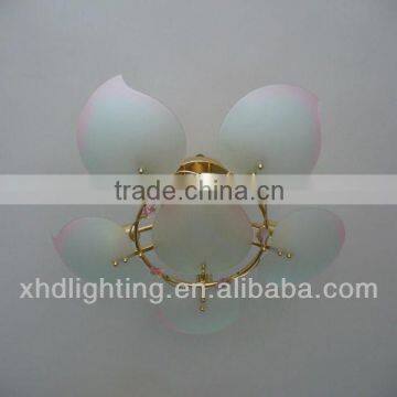 2013 decoration flower chandelier lighting / glass ceiling fixture