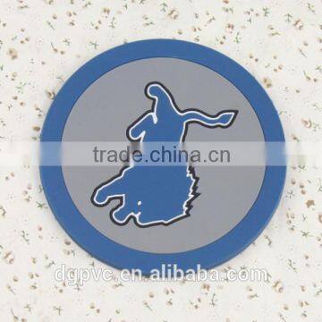 Factory Custom 2015 Hot Resistant Soft PVC Tea Cup Coaster photo-4