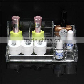 Clear Acrylic Cosmetic Holder/Countertop Display Stand/makeup Departments